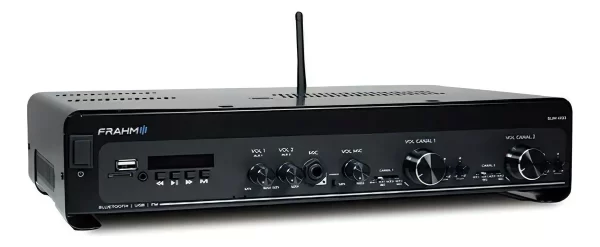 Amplificador Slim 4100 Optical Frahm 300 W Preto