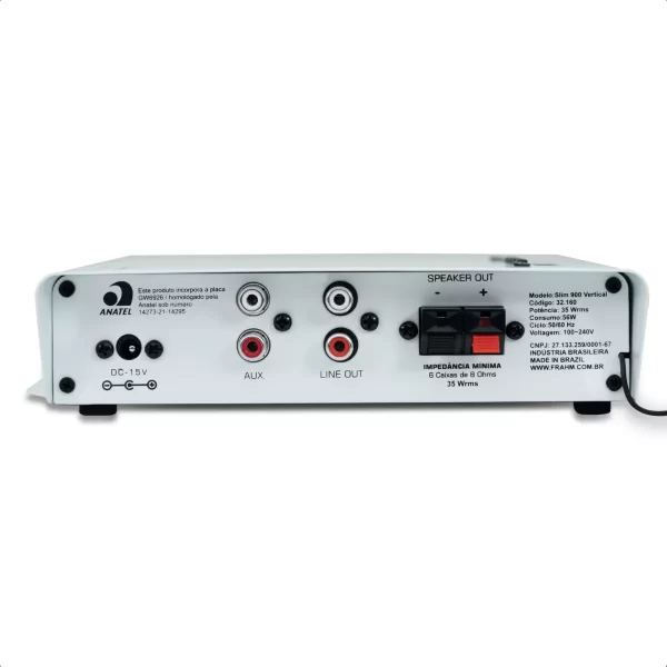 Amplificador Frahm Slim 900 Vertical Com Bluetooth - Image 3