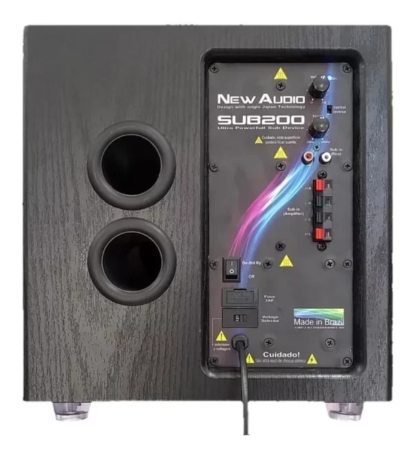 Subwoofer Ativo 10 Polegadas Newaudio Sub200 - Image 4