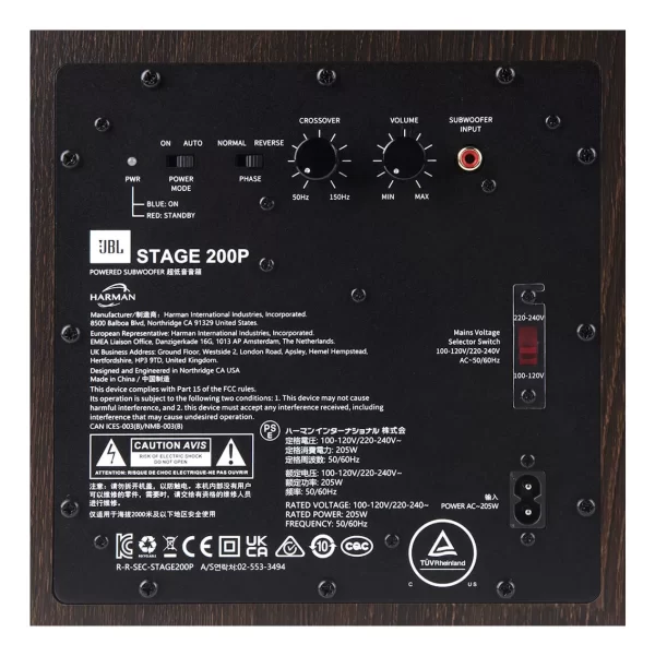 Subwoofer Ativo Jbl Stage 200p 10 Polegadas 150w Rms Preto - Image 2