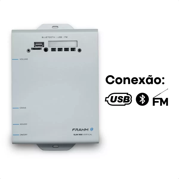 Amplificador Frahm Slim 900 Vertical Com Bluetooth - Image 2