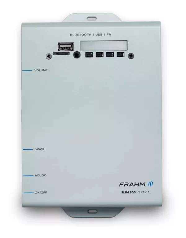 Amplificador Frahm Slim 900 Vertical Com Bluetooth
