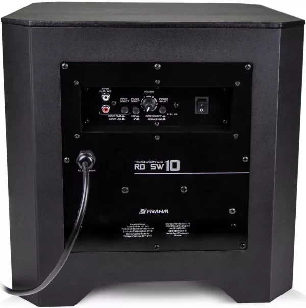 Subwoofer Ativo Frahm Rd Sw 10 150w Preto - 31300 90V/240V - Image 2