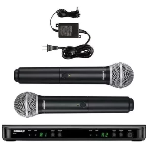 Microfones Shure BLX PG58 Dinâmico Cardioide cor preto