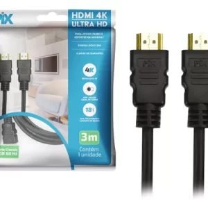 Cabo 4k Hdmi X Hdmi 3 Metros 2.0 19 Pinos 4k Ultra Hd
