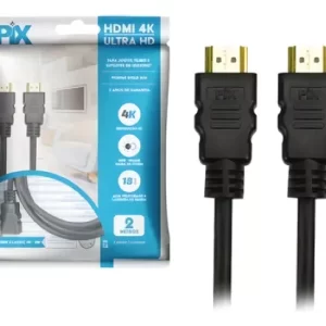 Cabo Hdmi 2.0 4k 3d Ultrahd 19 Pinos Chip 2 Metros