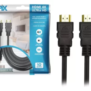 Cabo Hdmi Serie Classic 2.0 4k Hdr 19p 10 Metros