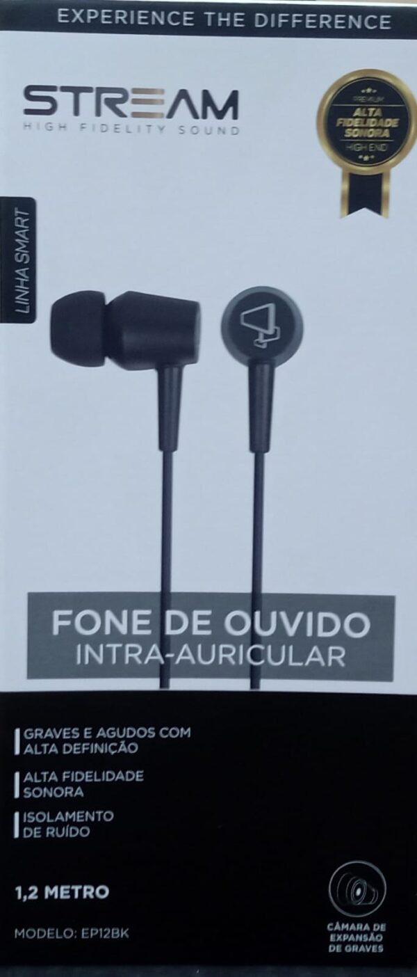 Fone de Ouvido Intra-Auricular