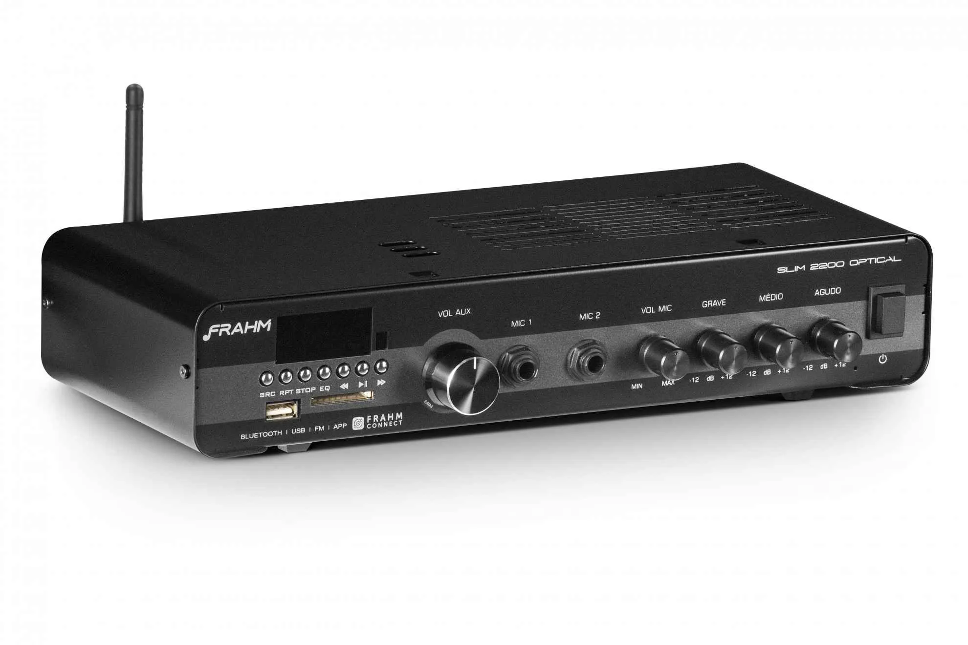 Amplificador Slim 2200 Optical G3 120W - Frahm - Imagem 2